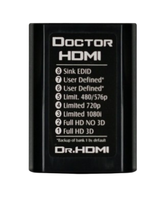Leyenda de bancos del Dr HDMI, del 1 Full HD 3D al 8 Sink EDID